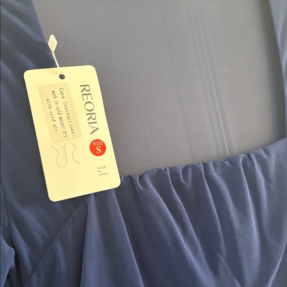 ReoRia Royal Blue Long Sleeve Dress - Picture 9 of 10